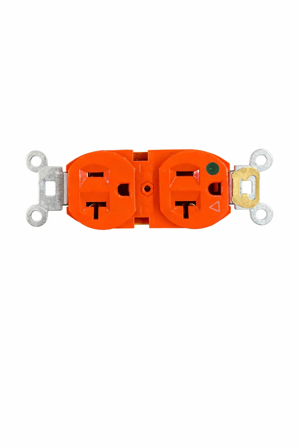 Tomacorriente Doble 15amp Naranja